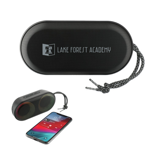  Zedd Outdoor Speaker with RGB Lights - LFA Book & Bell Wordmark HorizontalEngraved