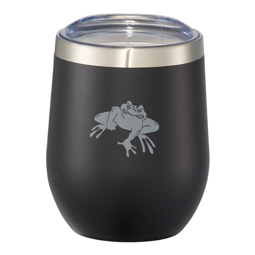  Corzo Vacuum Insulated Black Cup 12oz - Caxy FrogEngraved