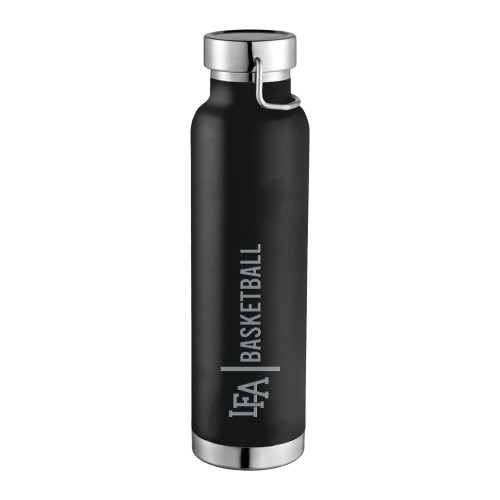  Thor Copper Vacuum Insulated Black Bottle 22oz - LFA Basketball Engraved