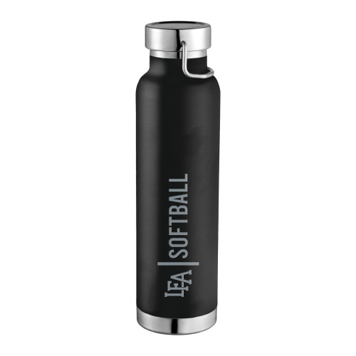  Thor Copper Vacuum Insulated Black Bottle 22oz - LFA Softball Engraved