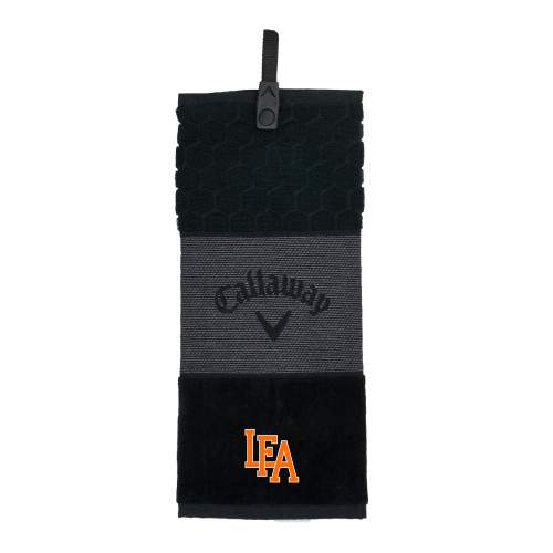  Callaway Black Trifold Towel - LFA Mark