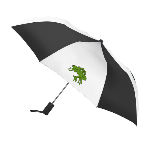 42 Inch Slim Stick Black/White Umbrella - Caxy Frog