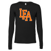 Thumbnail image for  Bella + Canvas Black Jersey Cotton Long Sleeve T Shirt