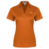 Thumbnail image for  Womens Orange Performance Fine Jacquard Polo