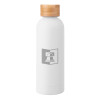 Thumbnail image for  Blair White Stainless Steel Bottle w/ Bamboo Lid 17 oz