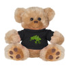 Thumbnail image for  Plush Big Paw 8 1/2 inch Brown Bear w/Black Shirt