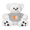 Thumbnail image for  Plush Big Paw 8 1/2 inch White Bear w/Grey Shirt