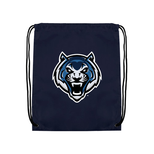  Navy Drawstring Backpack - Tiger Head