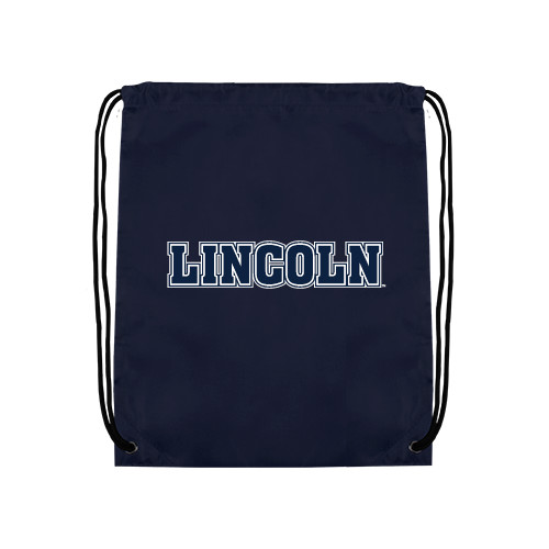  Navy Drawstring Backpack - Lincoln