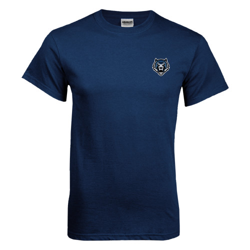  Navy T Shirt - Tiger Head