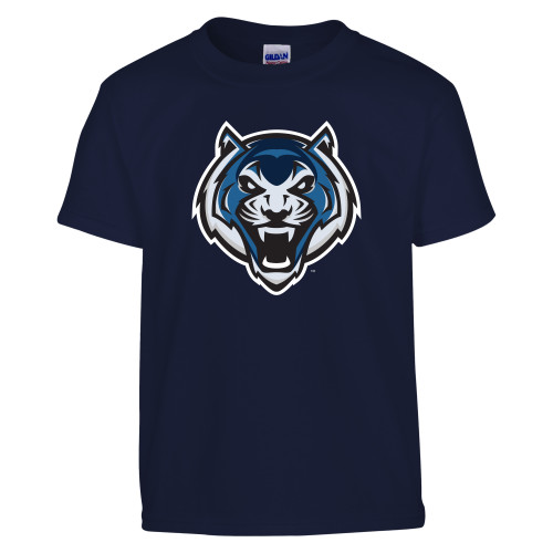  Youth Navy T Shirt - Tiger Head