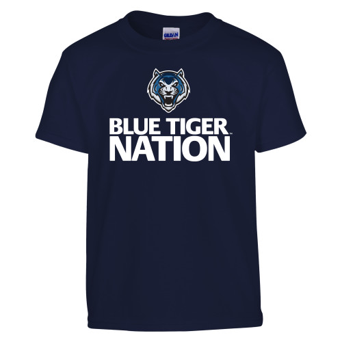  Youth Navy T Shirt - Blue Tiger Nation