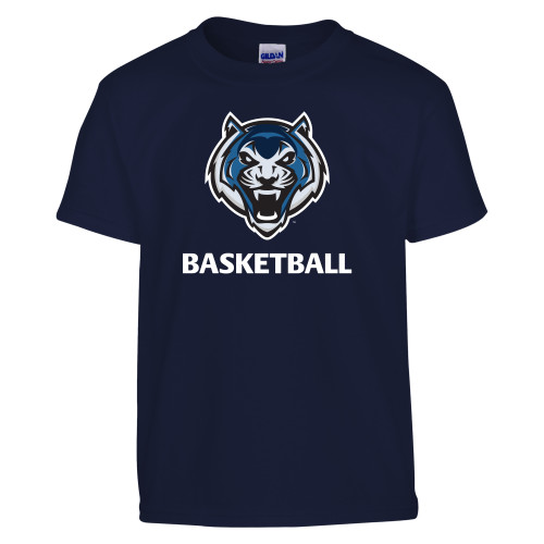  Youth Navy T Shirt - Basketball
