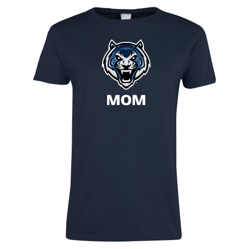  Womens Short Sleeve Navy Tee - Mom