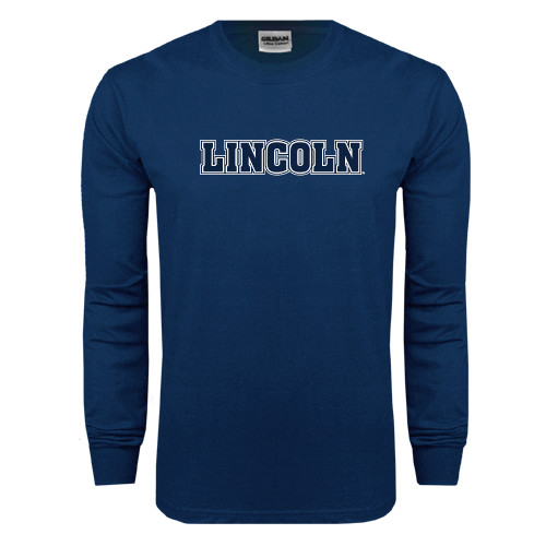 Navy Long Sleeve T-Shirt - Lincoln