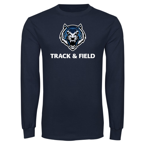  Navy Long Sleeve T-Shirt - Track & Field