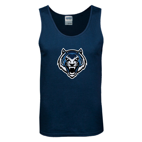  Navy Tank Top - Tiger Head