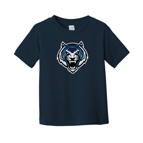  Toddler Navy T Shirt - Tiger Head