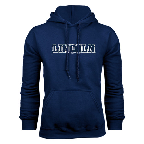  Navy Fleece Hoodie - Lincoln