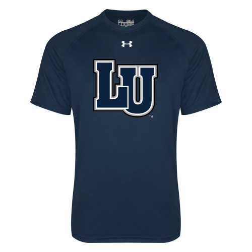  Under Armour Navy Tech Tee - Interlocking LU