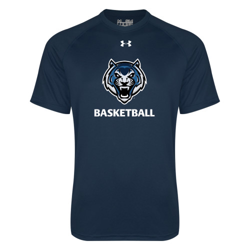  Under Armour Navy Tech Tee - Basketball