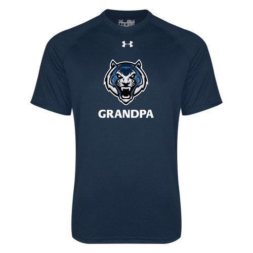  Under Armour Navy Tech Tee - Grandpa