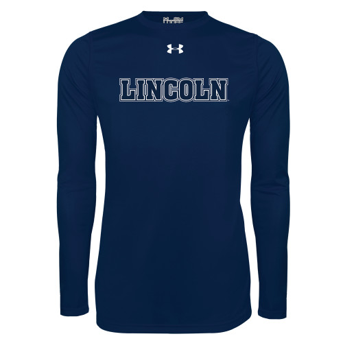  Under Armour Navy Long Sleeve Tech Tee - Lincoln