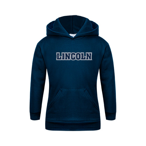  Youth Navy Fleece Hoodie - Lincoln