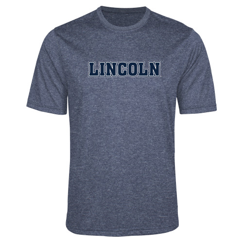  Navy Heather Performance Contender Tee - Lincoln