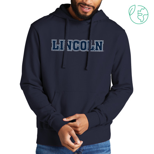  Allmade Navy Organic French Terry Pullover Hoodie - Lincoln
