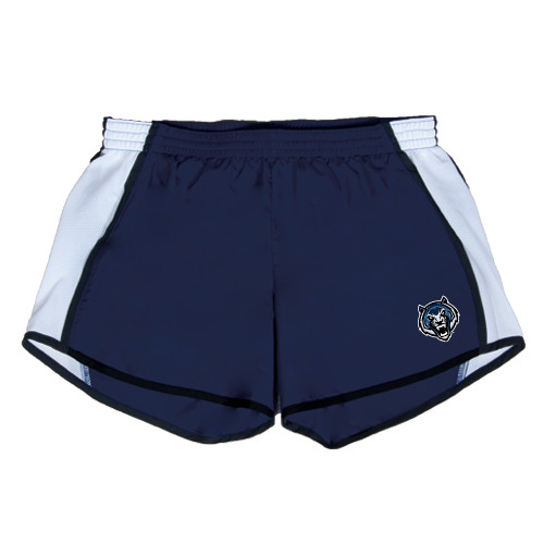  Womens Navy/White Team Short - Tiger Head