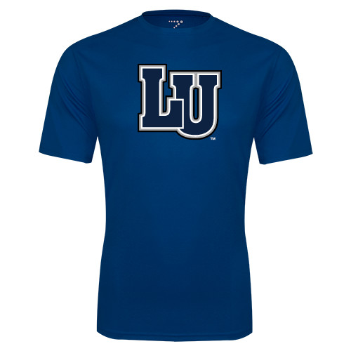  Navy Performance Tee - Interlocking LU