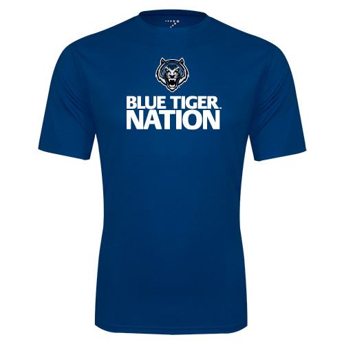  Navy Performance Tee - Blue Tiger Nation
