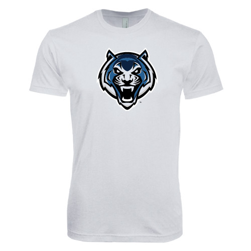  Next Level White SoftStyle T Shirt - Tiger Head