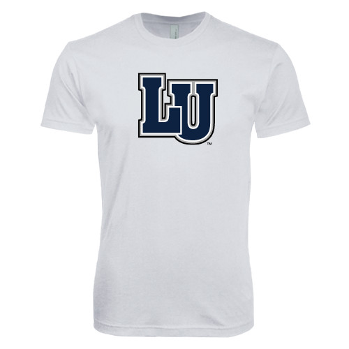  Next Level White SoftStyle T Shirt - Interlocking LU