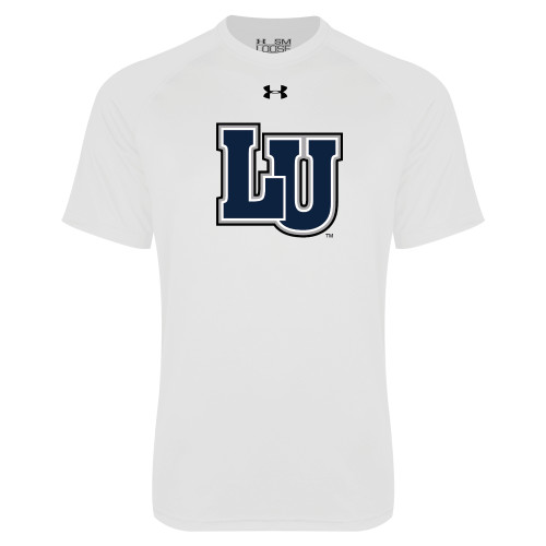  Under Armour White Tech Tee - Interlocking LU