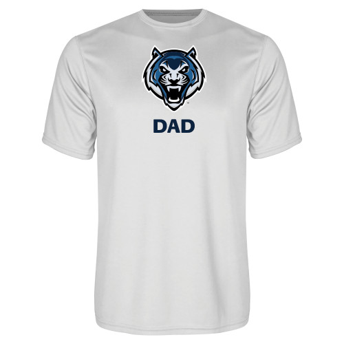  White Performance Tee - Dad