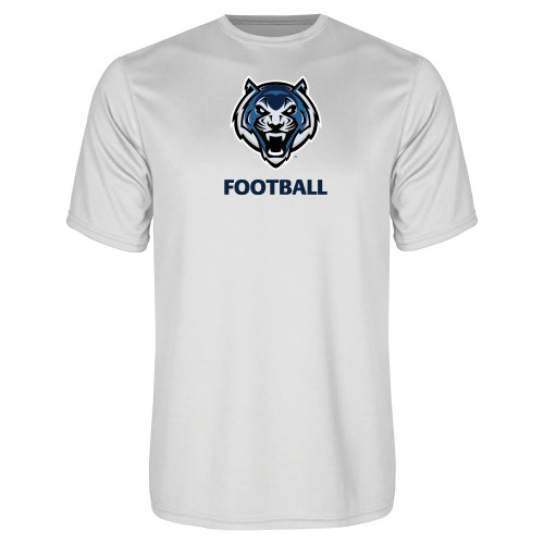  White Performance Tee - Football