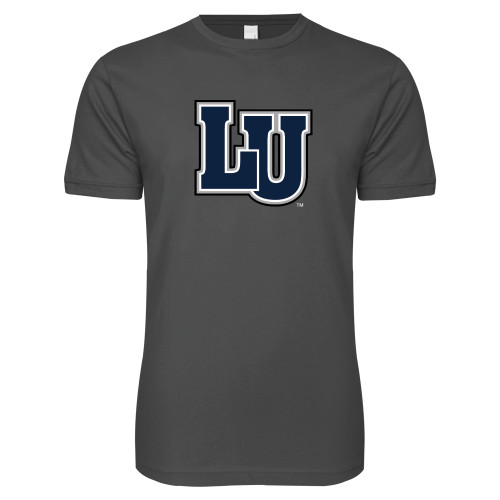  Next Level Charcoal SoftStyle T Shirt - Interlocking LU