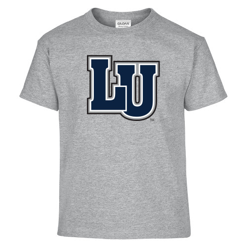  Youth Grey T-Shirt - Interlocking LU