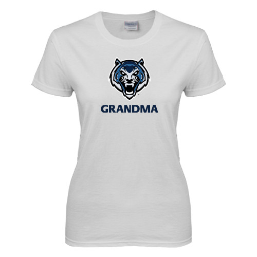  Womens White Short Sleeve Tee - Grandma