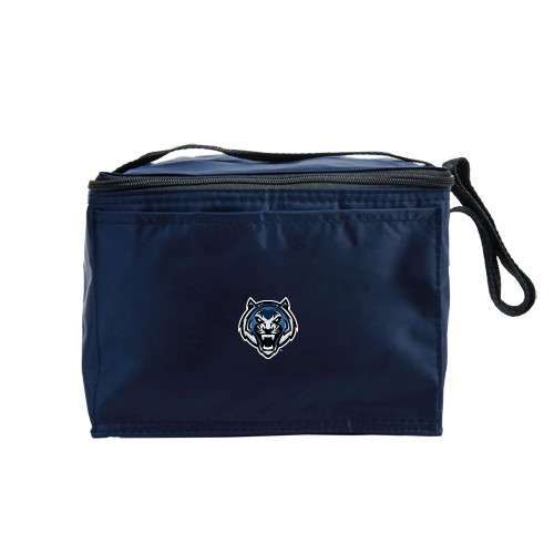  Six Pack Navy Cooler - Tiger Head
