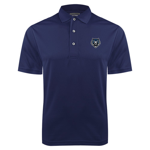  Navy Dry Mesh Polo - Tiger Head