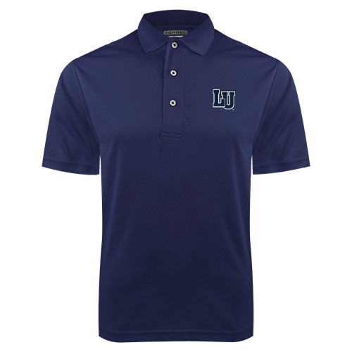  Navy Dry Mesh Polo - Interlocking LU