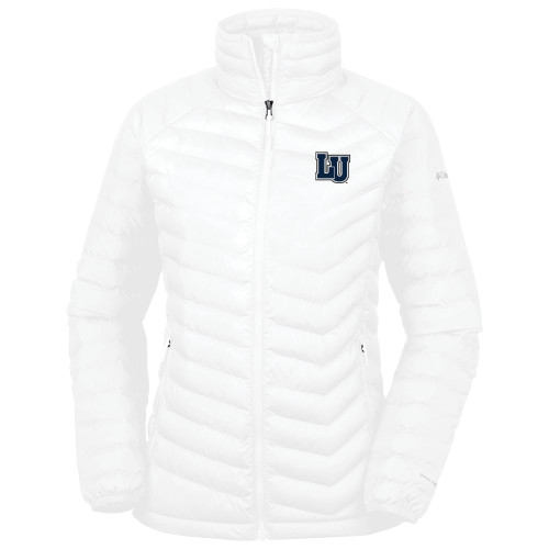  Columbia Womens White Powder Lite Jacket - Interlocking LU
