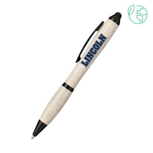  Nash Wheat Straw Ballpoint Beige Stylus Pen - Lincoln