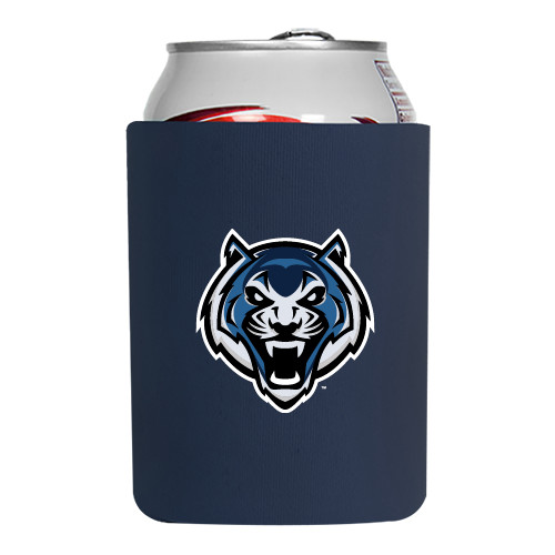  Neoprene Navy Can Holder - Tiger Head