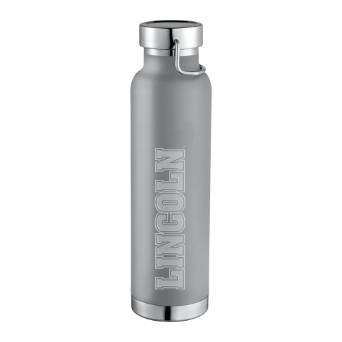  Thor Copper Vacuum Insulated Grey Bottle 22oz - Lincoln Engraved