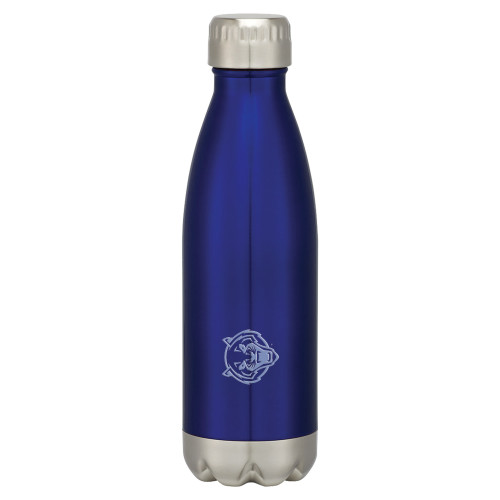  Swig Stainless Steel Blue Bottle 16oz - Tiger Head Engraved