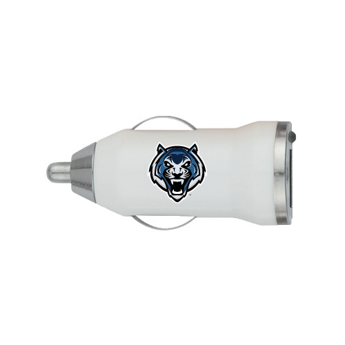 On the Go White Car Charger - Lincoln University